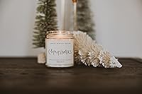 Vista 6 de Sweet Water Decor Vela perfumada de Navidad con aroma a canela, árboles, naranja y clavo - Vela de invierno perfumada - Velas de Navidad