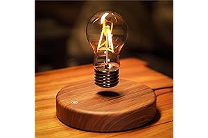 Magnetic Levitation Table Lamp: Levitating Light, Floating Bulb