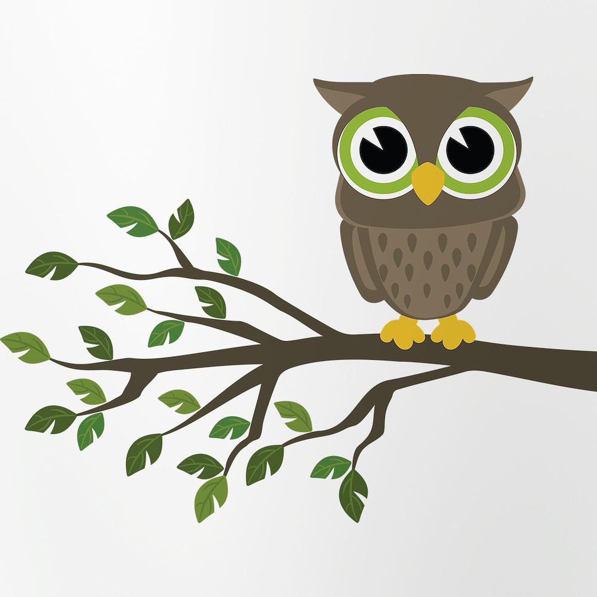 CafePress Owl On Branch Pint Glass, 16 oz. Drinking Glass