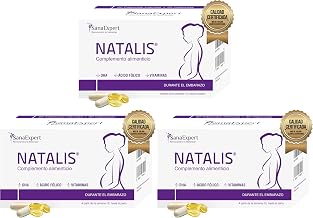 SanaExpert Natalis Prenatal Nutrition Supplement for Women - With Folic Acid, Iron, DHA, Essential Vitamins & Minerals - 90 Capsules (Pack of 3)