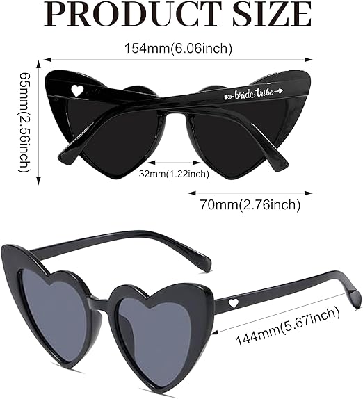 Occhiali Da Sole Bride To Be - Cuore Con Perle, Stile Vintage, Per Matrimoni E Addio Al Nubilato - Foto 4