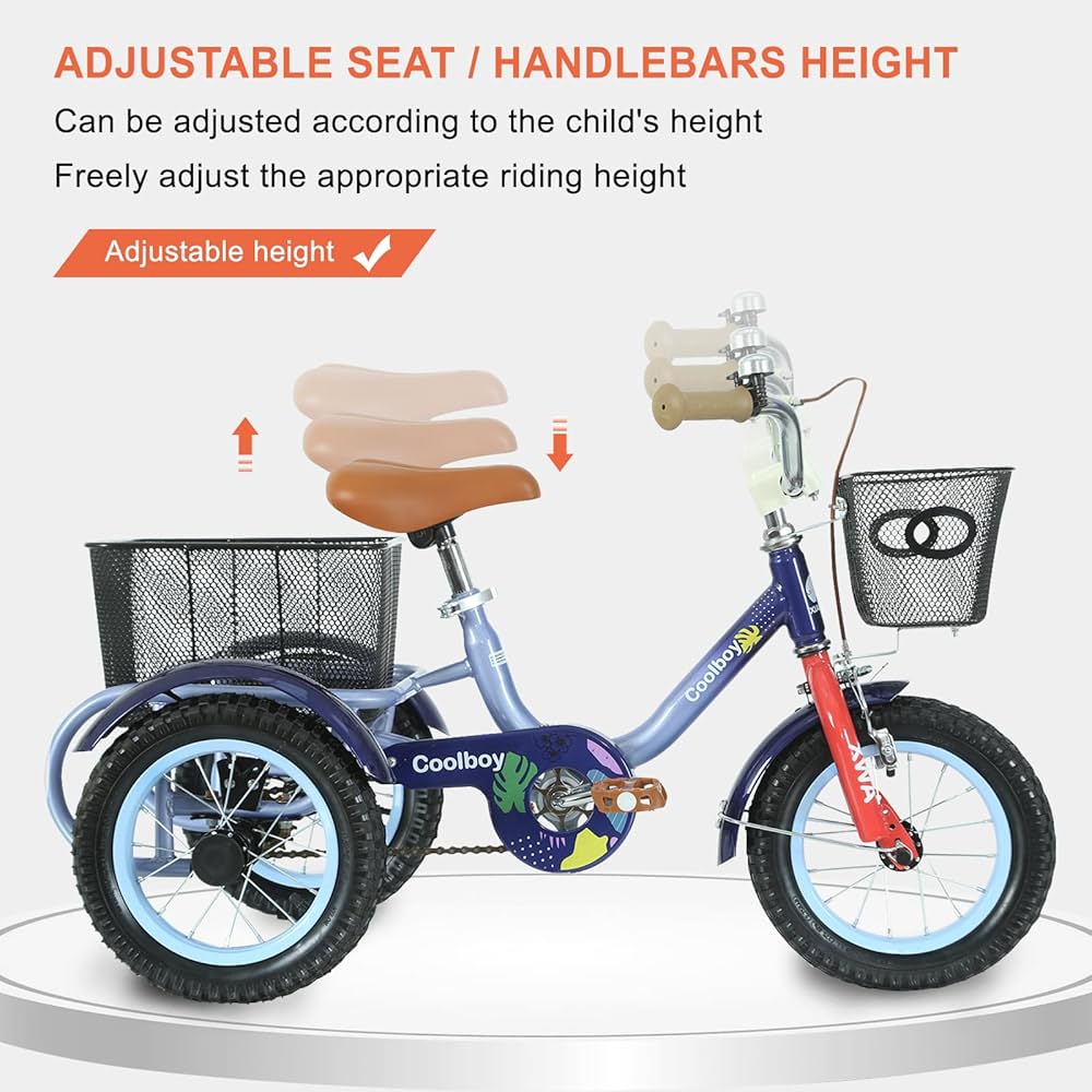 Amazon.com: 12 inch Trike,Kids Tricycle,Kids Trike,for Ages