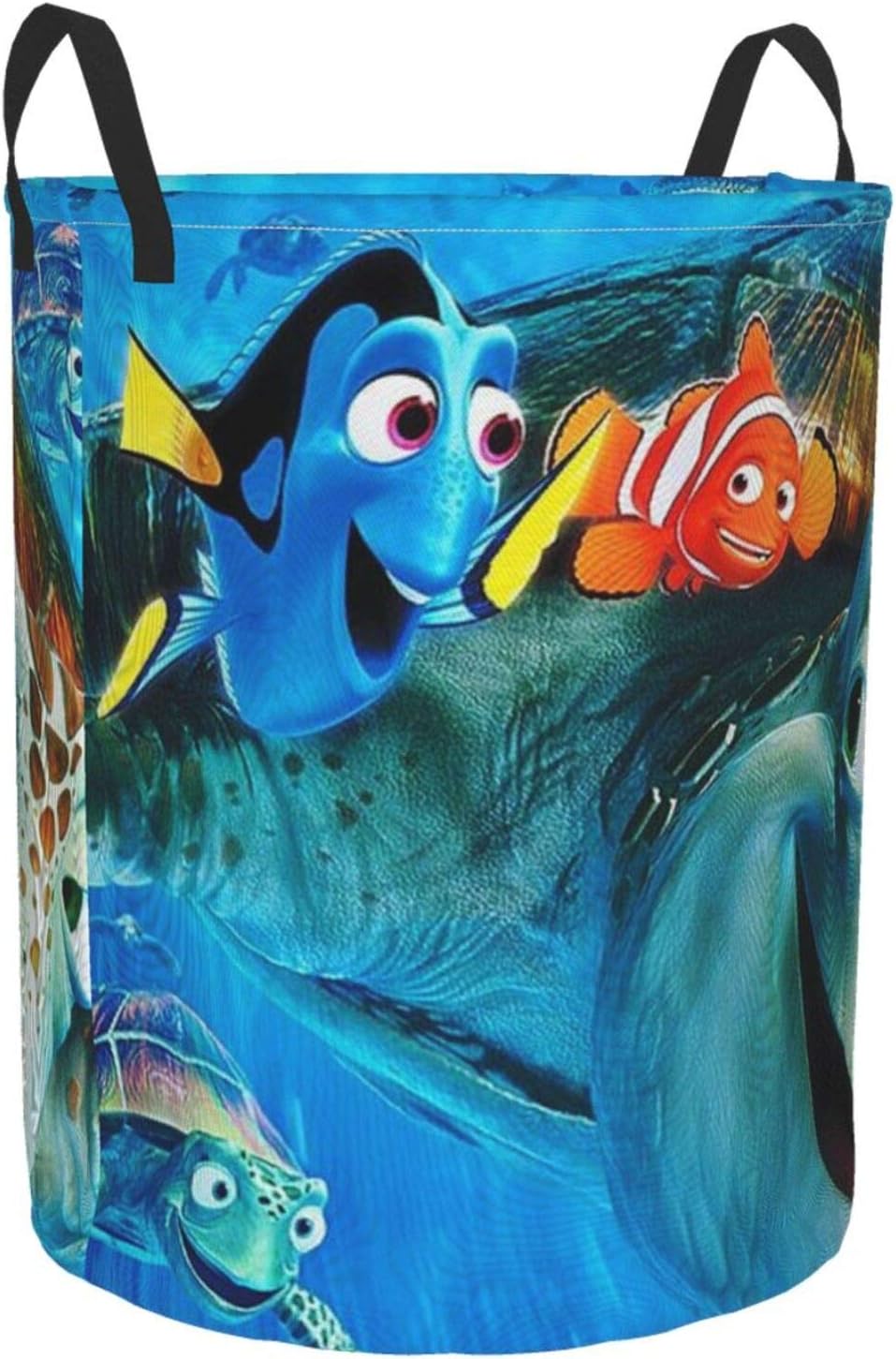 Finding Nemo Laundry Hamper Circular Tunic Dirty Pocket Waterproof Large Oxford Fabric Foldable Round Laundry Storage Basket Dirty Clothes Bag Medium
