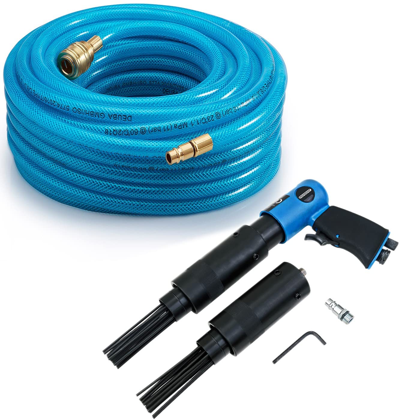 Buy Monzana Pneumatic Needle Scaler with 20m PVC Compressed Air Hose 15