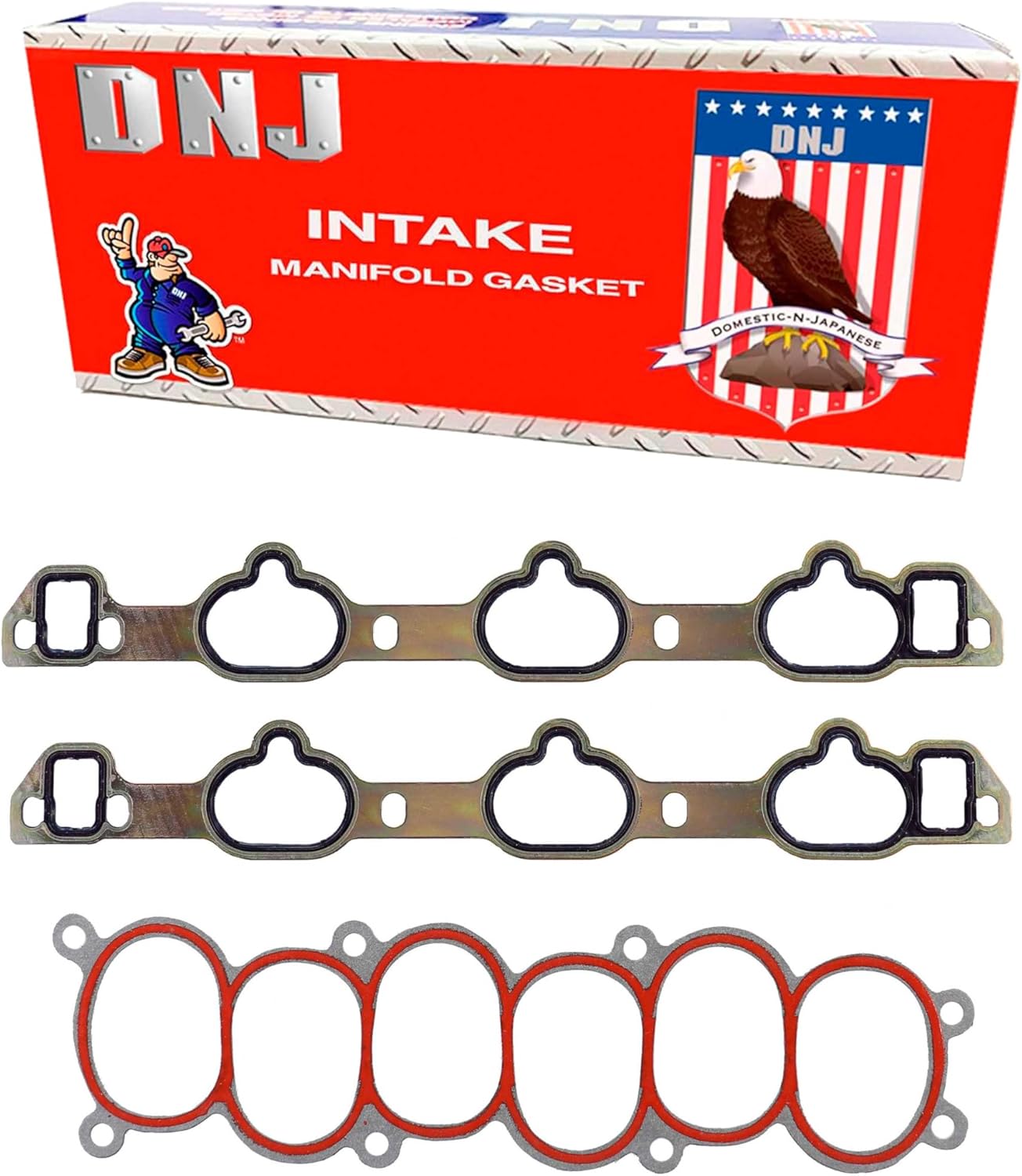 DNJ IG630 Intake Manifold Gasket Set for 1990-1997 Infiniti Nissan 300ZX J30 3.0L V6 24V DOHC 2960cc
