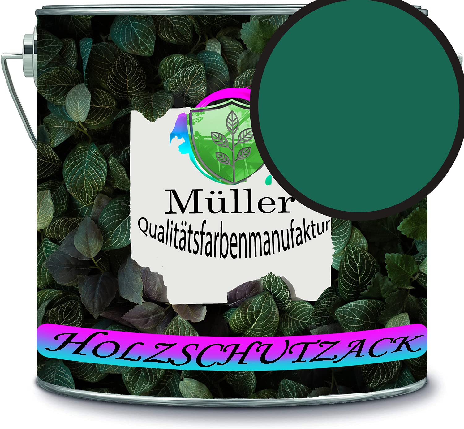 Peinture de protection pour bois extérieur RAL 6016 vert turquoise longue durée