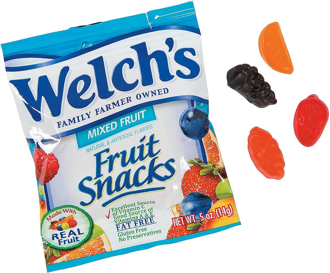 Welch's Fruit Snacks Mixed Fruit, 250 Count