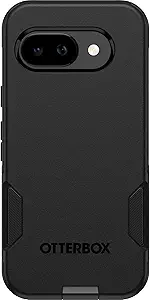 OtterBox Google Pixel 9a Commuter Series Case - Black, Slim & Tough, Pocket-Friendly, with Port Protection