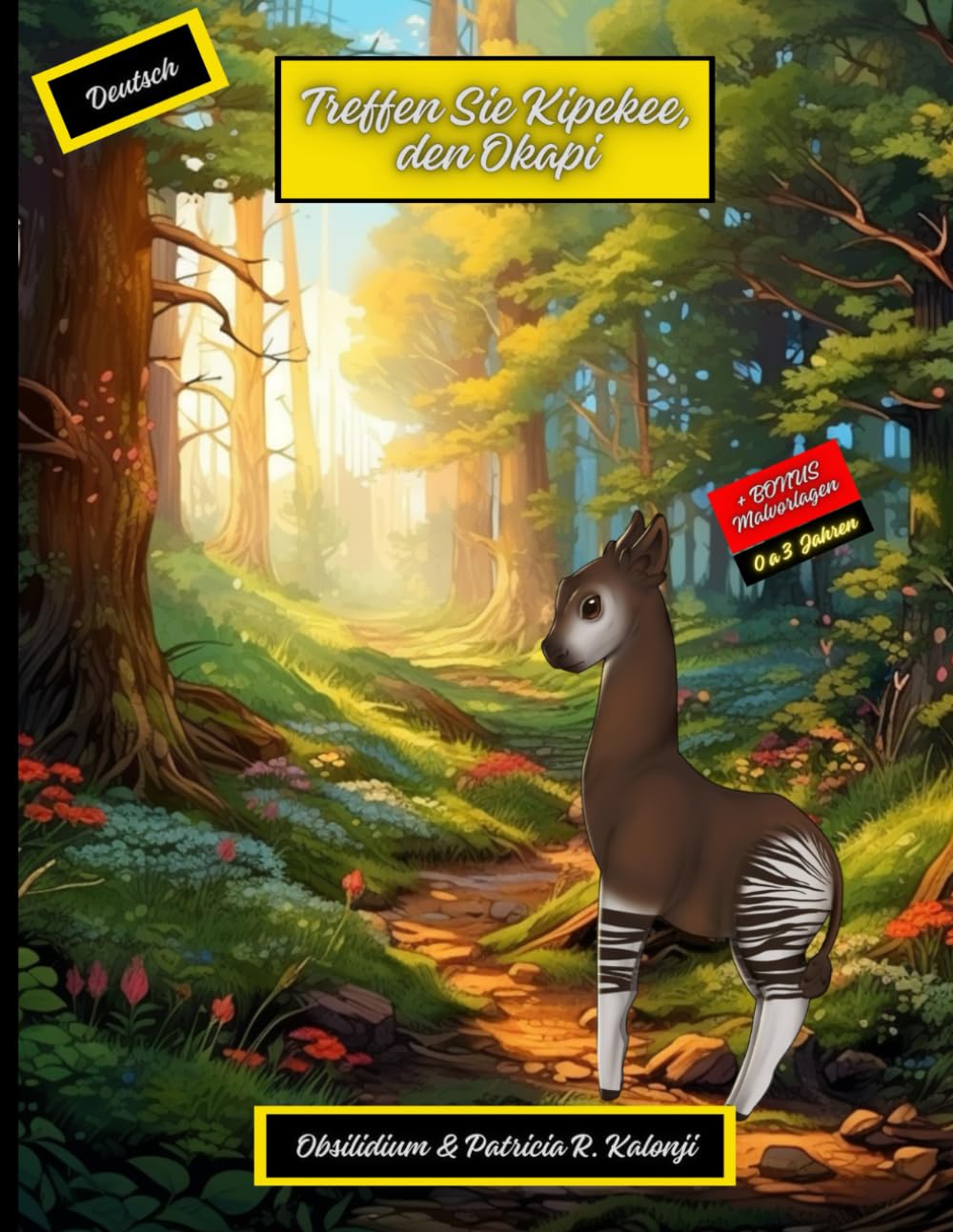 Treffen Sie Kipekee, en Okapi (Kipekee, The Small Okapi)