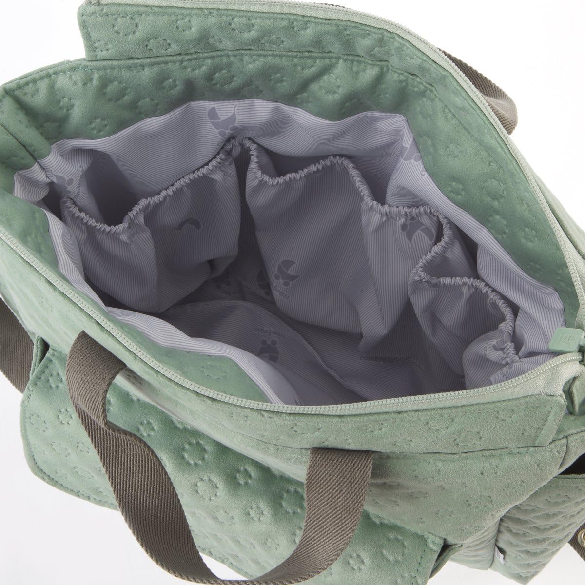 Cambrass - Bolso Carro Maternal y Organizador para Pañales - Maternidad para Carritos de Bebé - Neo Mint 16x43x37 cm