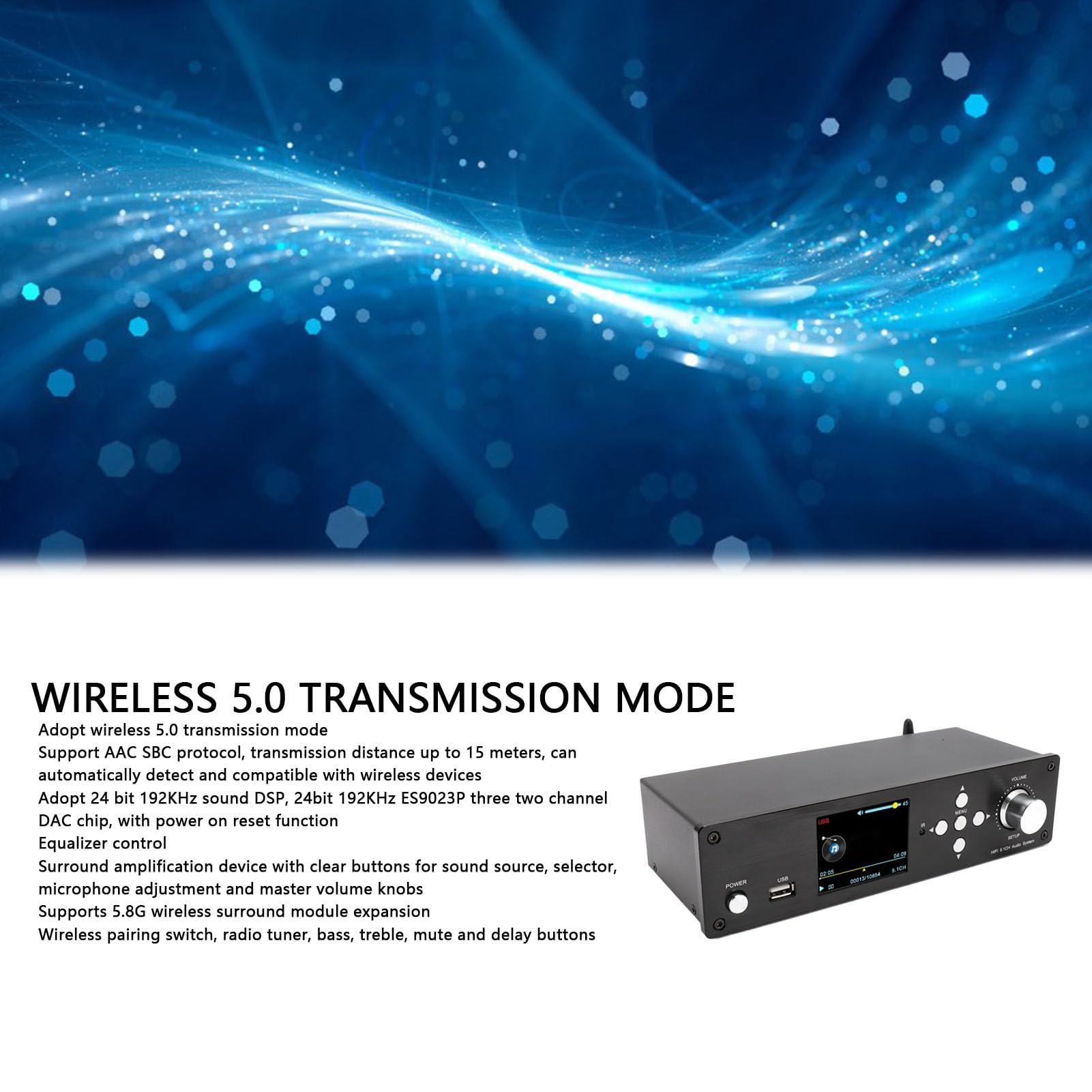 デジタルサラウンド 5.1チャンネルアクースティマスシステム