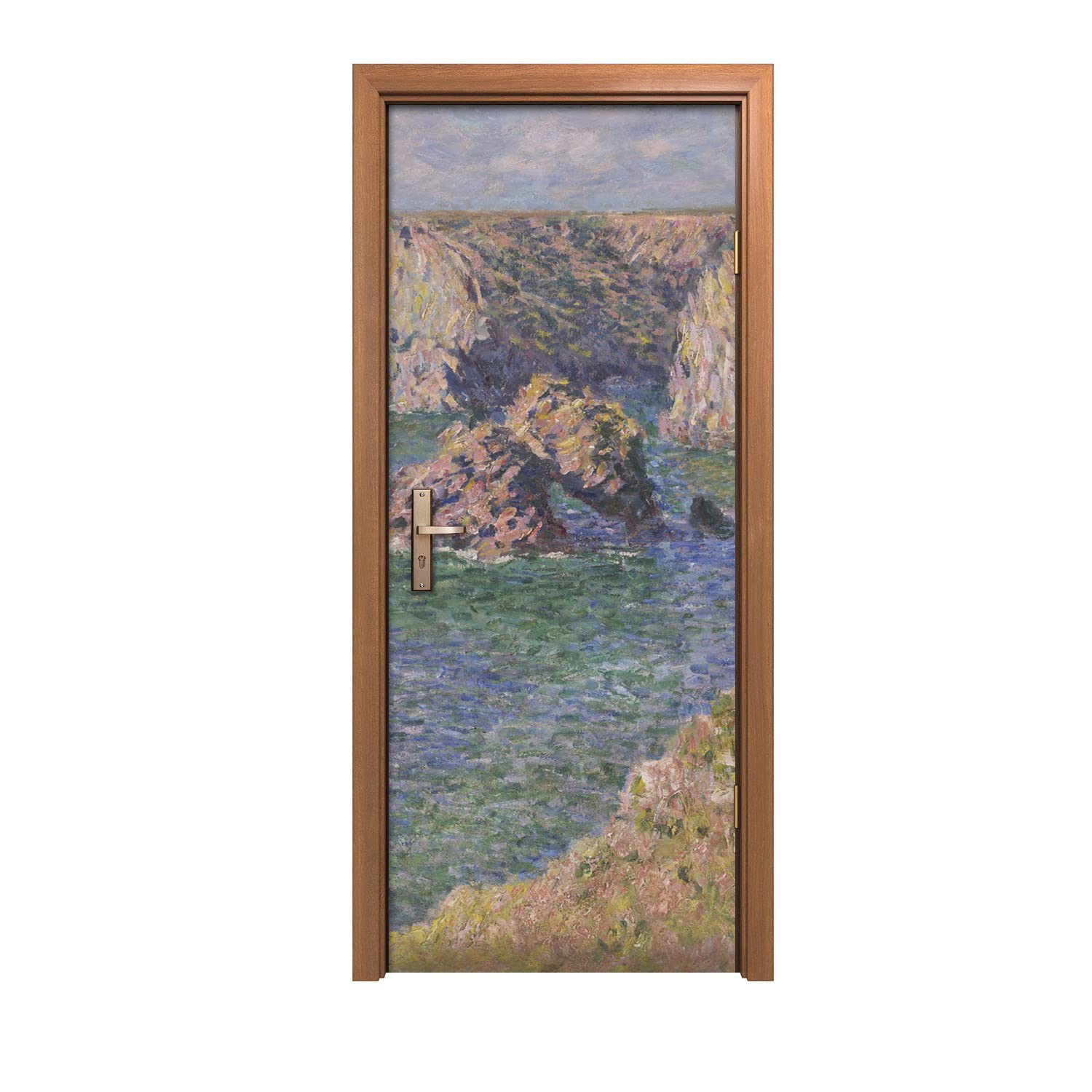 Autocollant de porte 90x200cm Coloray pour décoration murale trompe l'œil