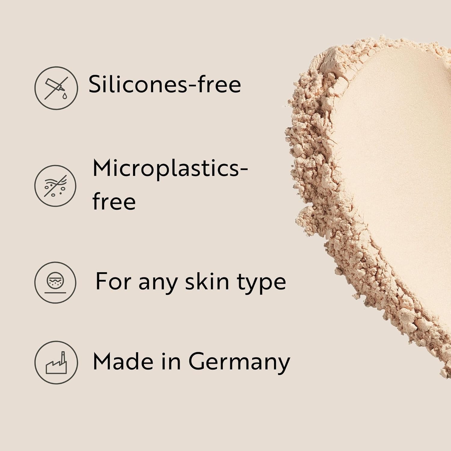 M. Asam MAGIC FINISH Final Touch Setting Powder Bare Skin (12g) - Translucent Face Powder With Hyaluronic Acid, Argan & Jojoba Oil, Silky & Lightweight Makeup Setting Powder For A Matte Finish - Image 4