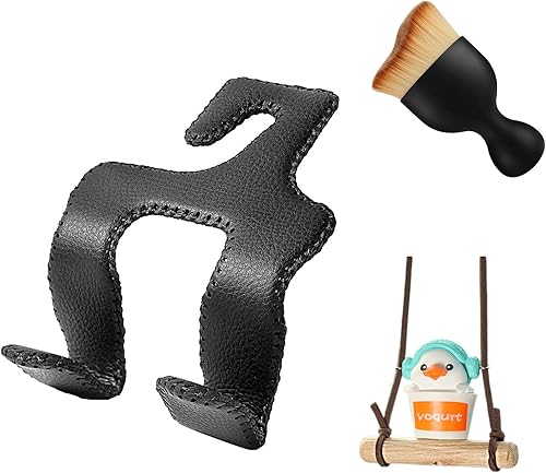 Gancho para bolso de automóvil, 2 en 1, multiusos, para reposacabezas de automóvil, soporte universal y duradero, organizador de cuero para bolsos,