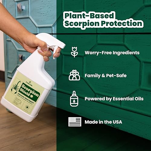 Miniatura 4 de Cedarcide Scorpion Shield (galón) en aerosol para control de plagas de aceite de cedro para interiores, mata y repele escorpiones y otras plagas