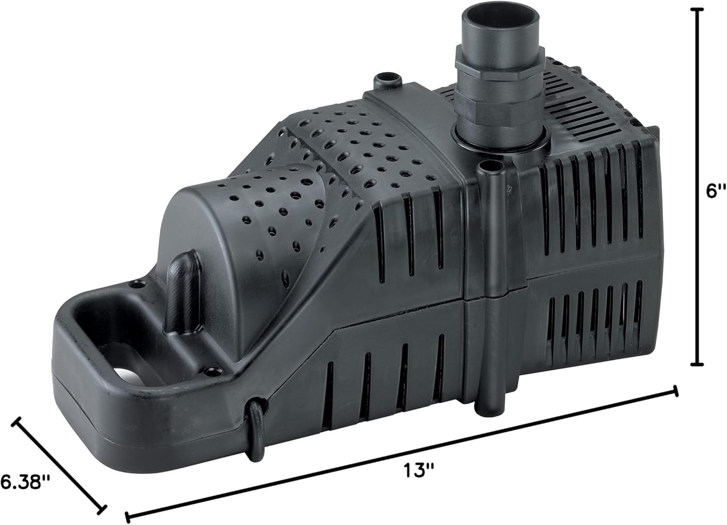 Danner Manufacturing, Inc., Proline 1600 HY-Drive Waterfall Pond Pump, Black, 02663