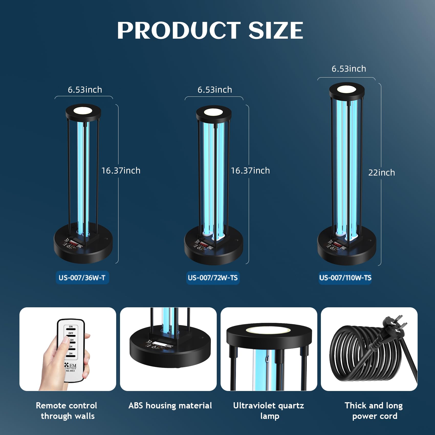 Amazon.com: LNBEI Ultraviolet Germicidal Home Disinfection Lamp