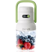 Portable Blender, Personal Blender for Smoothies &amp; Shakes, Cordless, 33oz BPA-Free Vessel, 18000RPM Motor, Leakproof Lid with Sip Spout, USB-C Rechargeable, Easy-to-Clean Parts (Green)