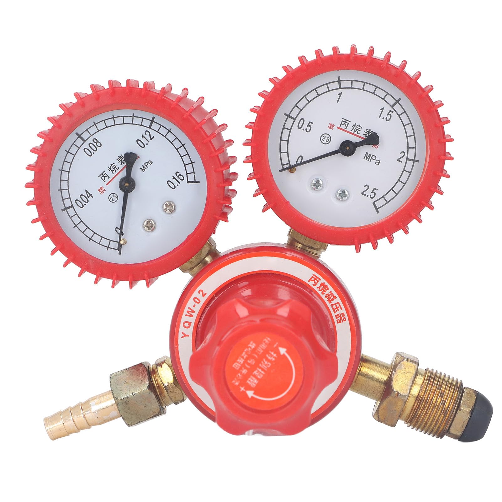 Shockproof Pressure Gauge, Display Welder Gas Regulator with Protective Film
