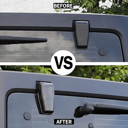 Vista 147 de Voodonala Cubierta de bisagra para puerta trasera derecha e izquierda para Jeep JL 2018-2025 Jeep Wrangler JL JLU Accesorios exteriores, negro