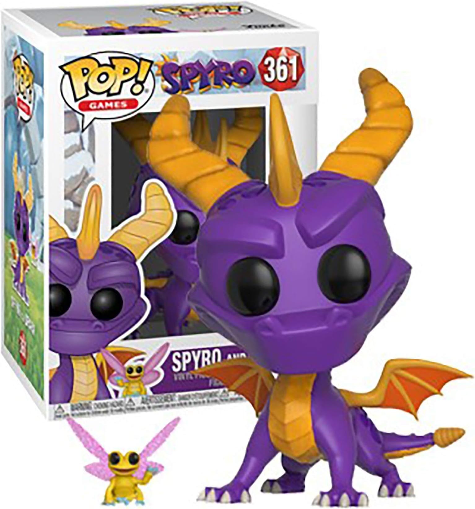 Funko POP! Vinyl: Games: Spyro the Dragon: Spyro & Sparx