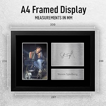 Amazon.co.jp: HWC Trading FR A4 スティーブン・スピルバーグ ギフト