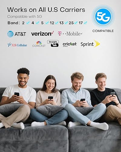 Miniatura 4 de Amplificador de teléfono celular para oficina en casa  Aumenta 5G y 4G LTE  Amplificador de señal de teléfono celular para todos los operadores de