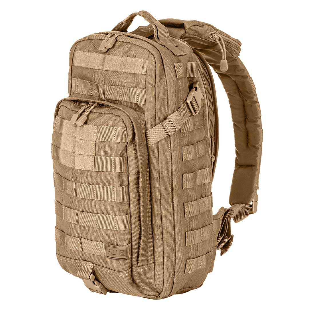 5.11 RUSH MOAB 10 Tactical Sling Bag Shoulder Pack Military Backpack, Style 56964 (Kangaroo)