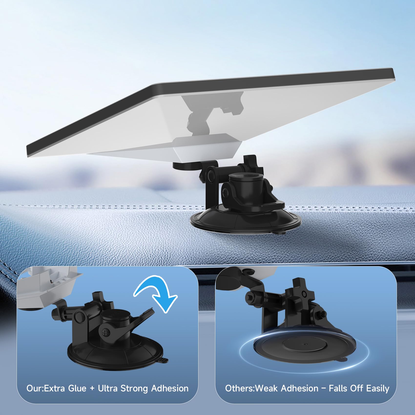 Starlink Mini Sunroof Mount - Adjustable Suction Cup Kit For RVs & Boats (Tool-Free Installation) Starlink Sunroof Suction Cup