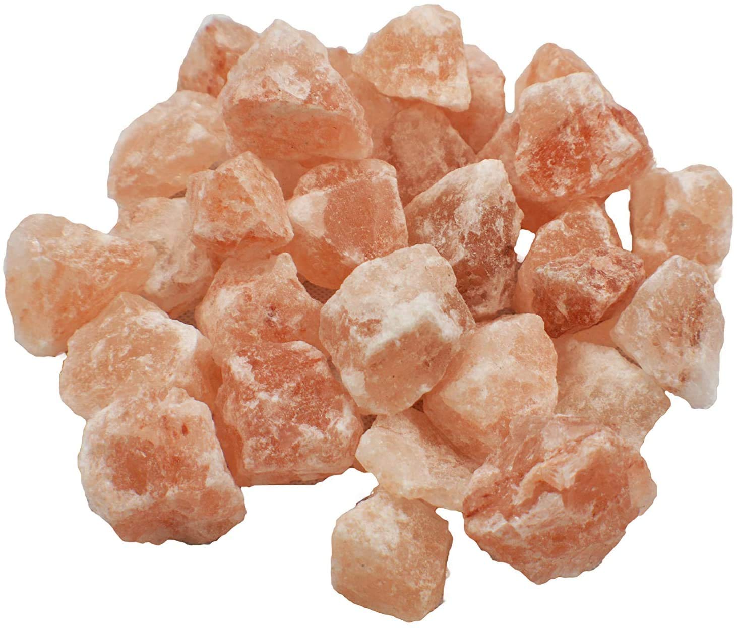 Sel de roche rose et blanc pour le bain spa détox Semelles d'équilibre décoration, thérapie, relaxation 100% authentique pur naturel de qualité supérieure sel de l'Himalaya (10 kg de morceaux rose)