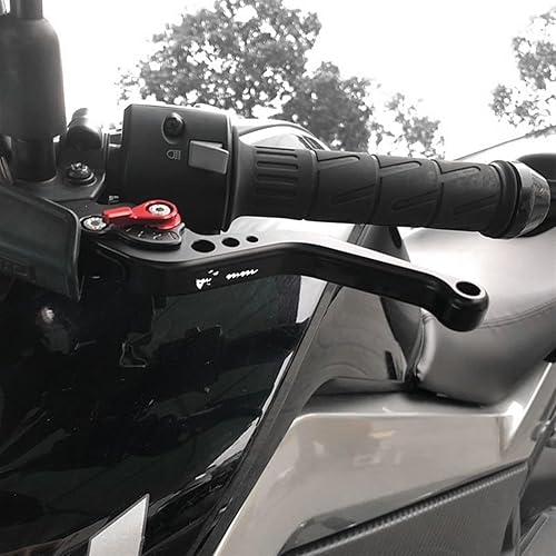 Miniatura 3 de Accesorios de motocicleta Palancas de embrague de freno ajustables, manillar de freno para Bajaj para Dominar 400 2017 2018 2019 (color plata)