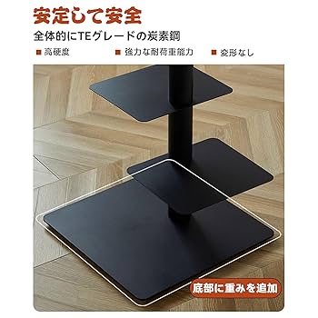 ブックタワー　ブラック Amazon.co.jp: ブックタワー 本棚 大容量 スリム 鉄製の本棚