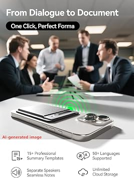 VEXAL AI Voice Recorder, 64GB Digital Voice Recorder