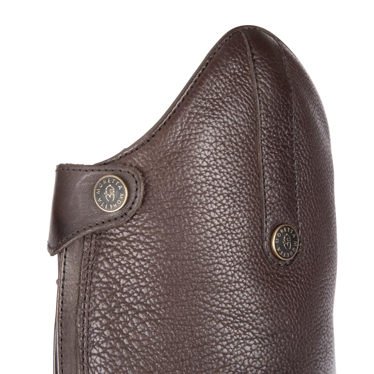 Moretta Shires Damen Gianna Reitstiefel aus braunem Leder