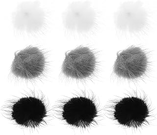 VALICLUD 12piezas Adorno De Peluche Para Uñas Bolas De Peluche Resistentes y Elegantes