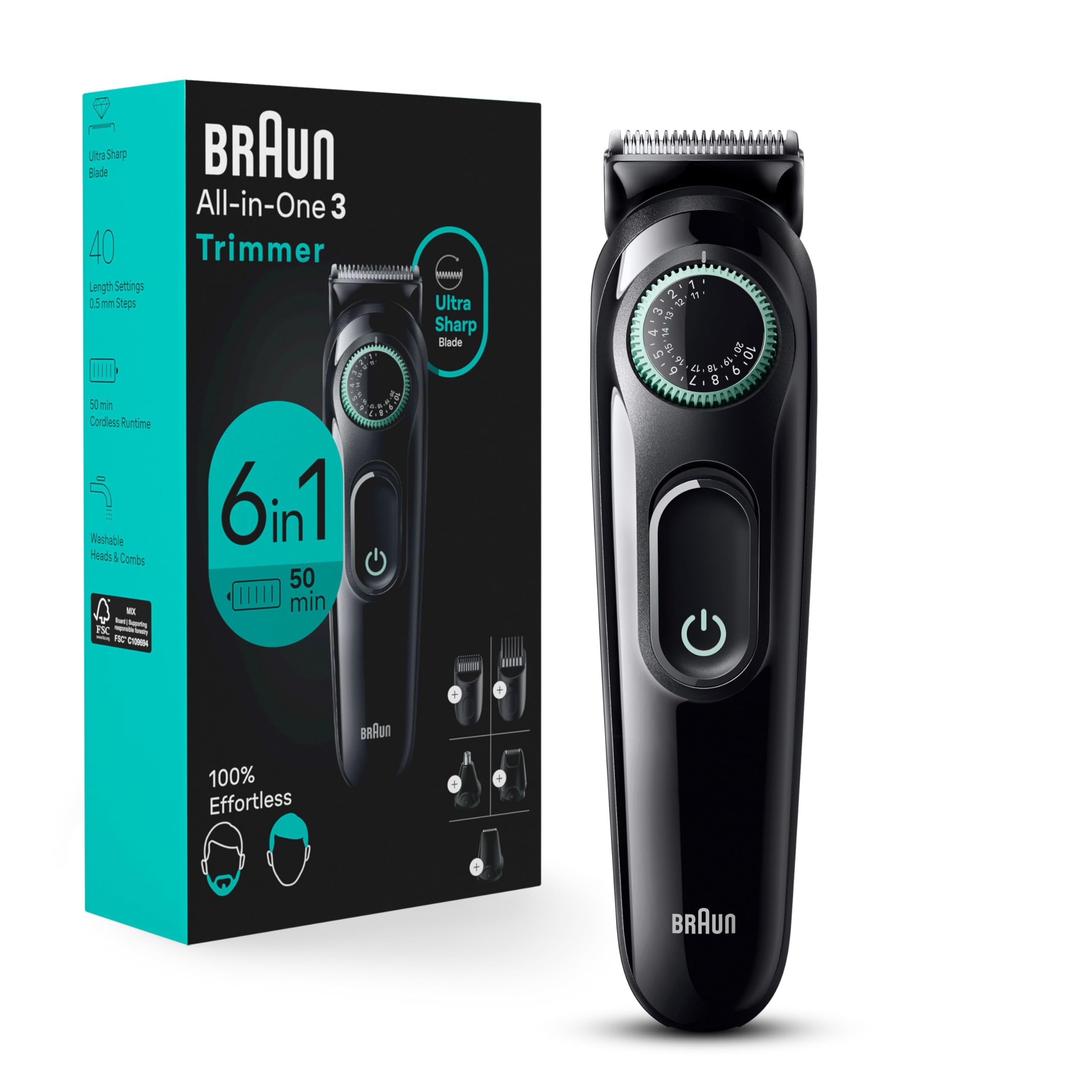 Braun All-In-One Style Kit Series 3 3460 sold price at auction in Canada