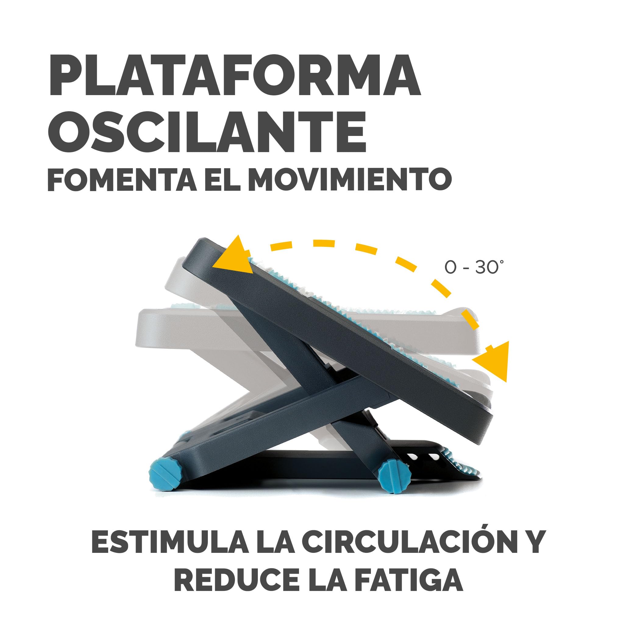 Fellowes Energizer - Reposapiés ergonómico