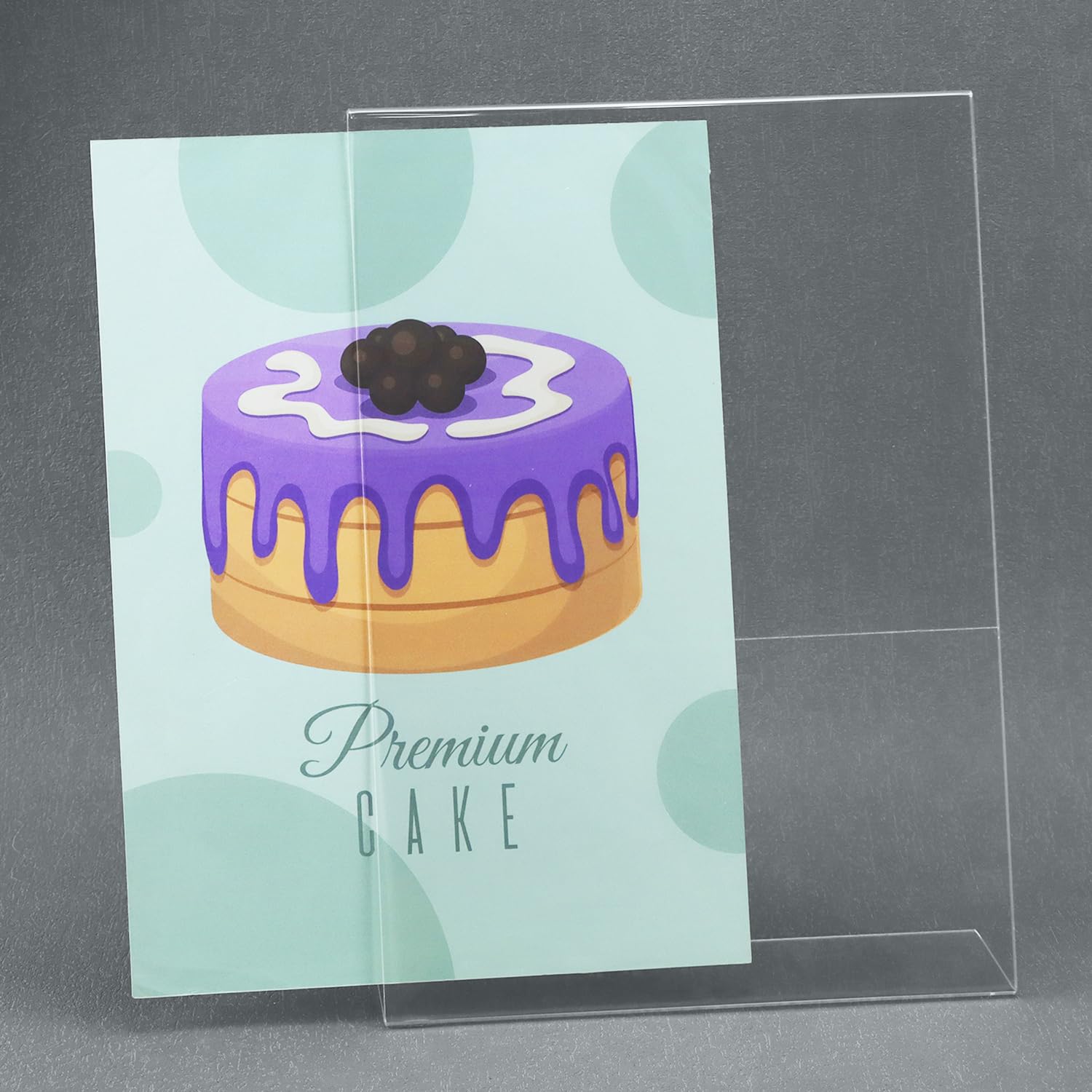 6 Pièces Présentoir De Table A4 - Porte Affiche - Porte Menu