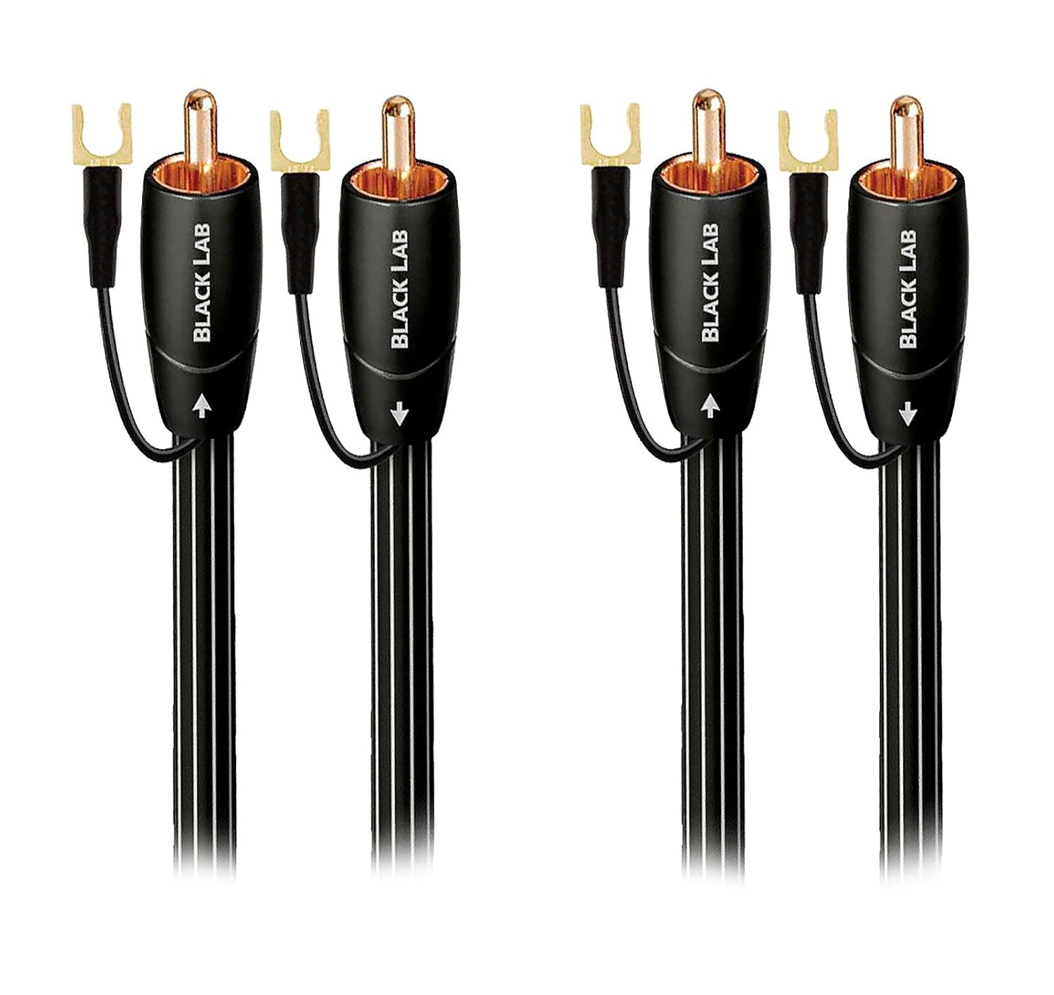 AudioQuest Black Lab 3m Subwoofer Cables (2-Pack)