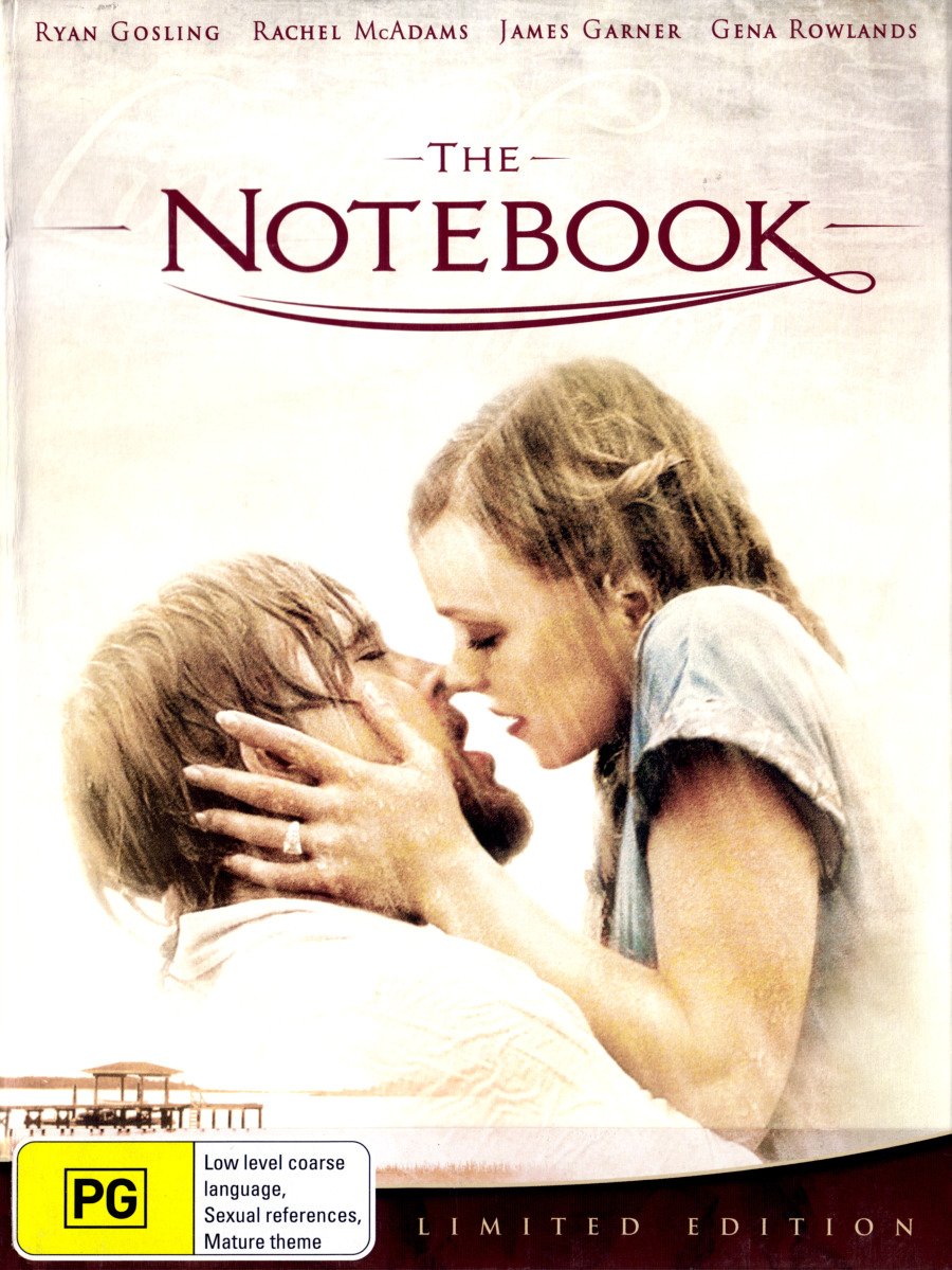 The Notebook Limited Edition NONUSA Format PAL
