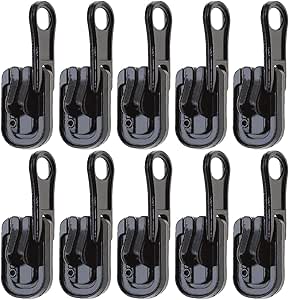 Kit Cerniere Reversibili #5 - 10 Pezzi Con Fermagli A U Per Tende E Abbigliamento - Foto 6