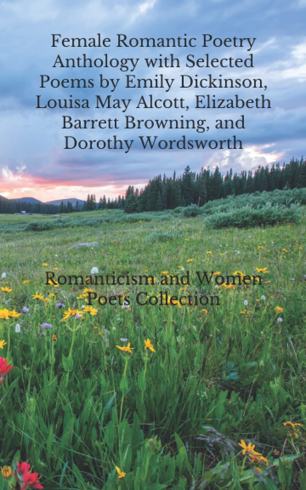 Female Romantic Poetry Anthology with Selected Poems by Emily Dickinson, Louisa May Alcott, Elizabeth Barrett Browning, and Dorothy Wordsworth: Romanticism and Women Poets Collection