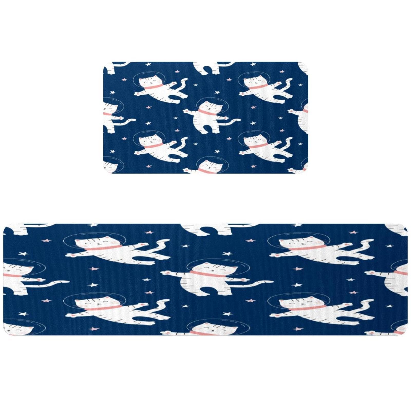 Alfombra de cocina lavable VAPOKF 2 alfombrillas antideslizantes para suelos de hogar