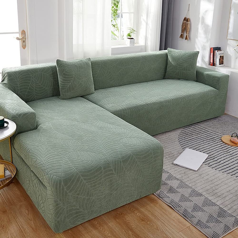 Housse de canapé imperméable pour salon familial convertible matcha 2 places