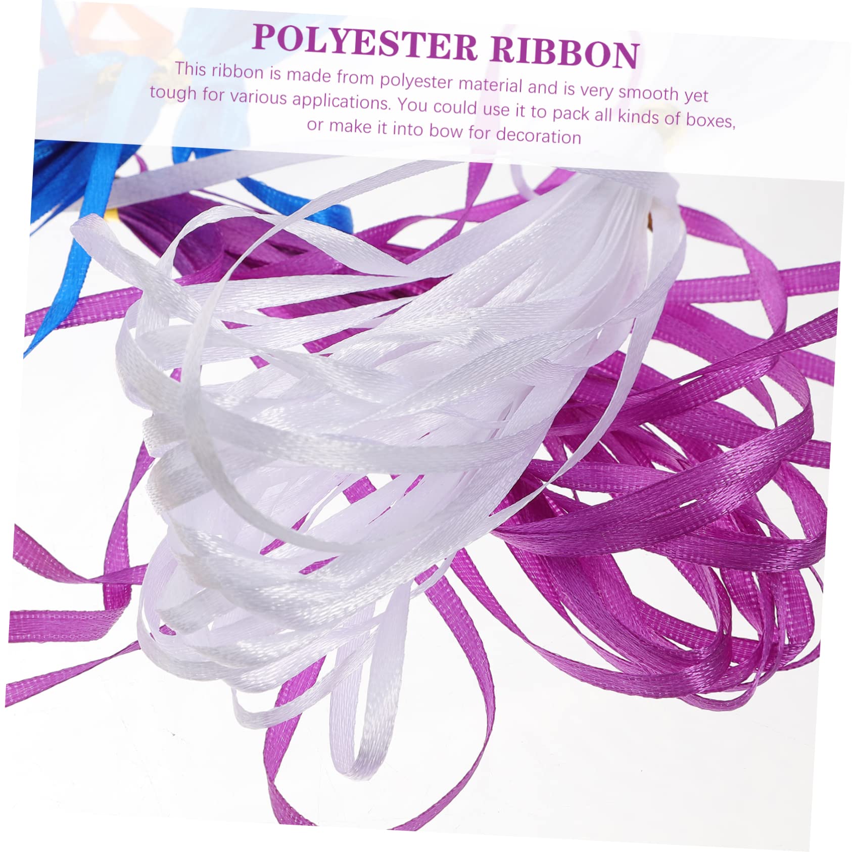 Lurrose 3 Set Di Nastri Di Raso in Poliestere Per Confezioni Artigianali Nastri Versatili Per Bouquet E Torte 13 * 3