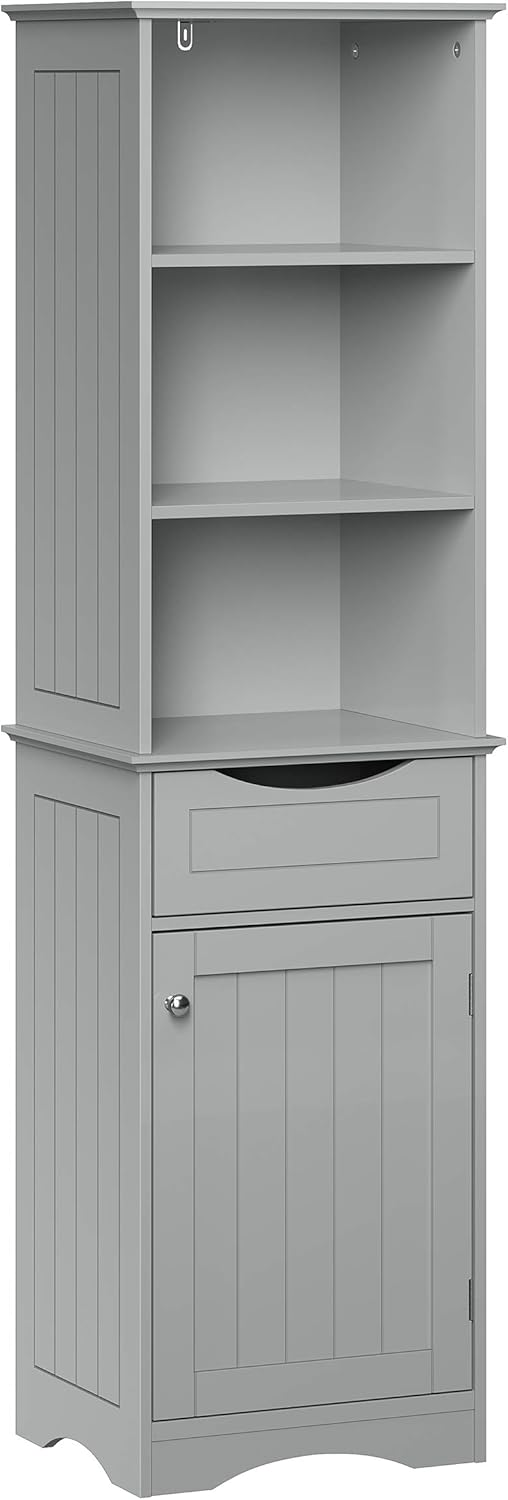 RiverRidge Ashland, Gray Tall Cabinet