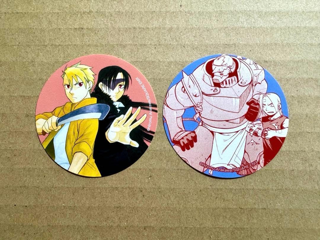 鋼の錬金術師 コラボカフェ 限定絵柄 コースター4枚 鋼の錬金術師カフェ
