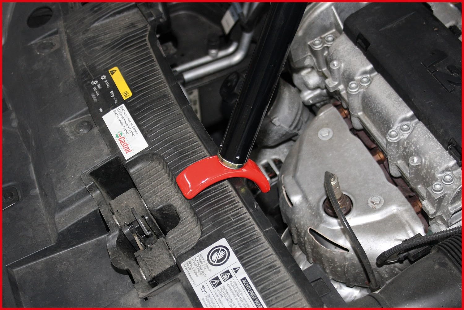 KS Tools 140.2178 Teleskop-Motorhauben- und Heckklappenstütze, 64-109cm