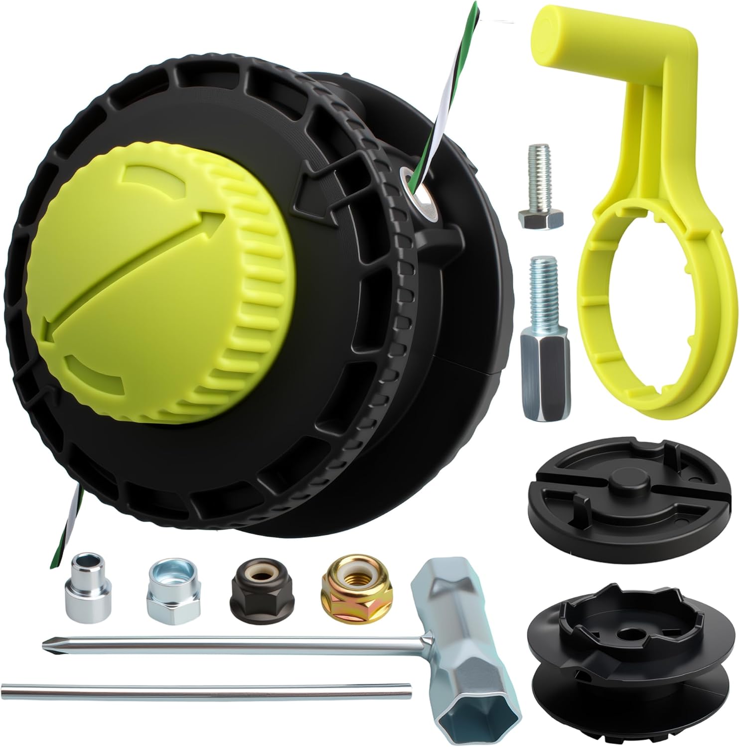 314608005 Compatible with Ryobi Reel Easy+ Bump Feed Trimmer Head Straight Shaft RY15526 RY15527 RY15529 Replacement 313318001 311759008