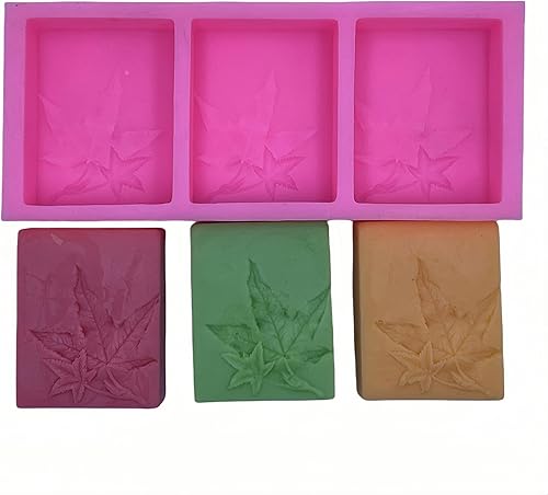 Vista 80 de Molde de silicona para jabón de múltiples cavidades, un molde de silicona para hacer 3 diferentes flores de jabón de rosas, moldes de resina de yeso